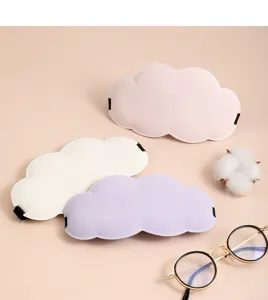 Cloud memory foam sleep mask detail, 3d ergonomic design for better rest and sleep aid.