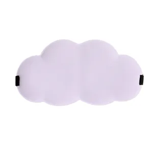 3D Cloud Sleep Mask For Men Women Blackout Breathable Ice Silk Eye Cover Comfortable Adjustable Eye Mask For Sleeping Home