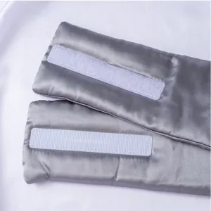 Correa de repuesto para antifaz de dormir de satén gris con velcro accesorio
