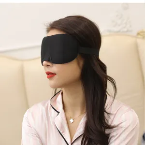 3D contoured sleep eye mask for total blackout, comfortable shading for travel and nap time.