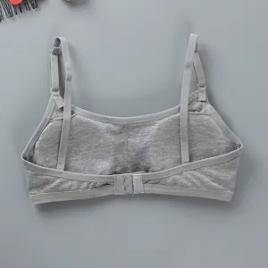 Comfortable cotton teenage girls training bra with thin straps and back closure for daily wear.