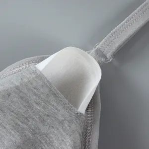 Comfortable cotton teen bra with adjustable thin straps and removable pads for growing girls.