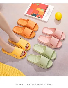 Comfortable summer home slippers with anti-slip design, soft EVA material, ideal daily use.