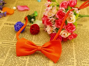 Nahaufnahme einer lebendigen orangefarbenen Haustier-Fliege mit eleganter floraler Hintergrundszene.
