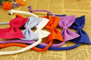 Buntes Haustier Fliege Halsband verstellbar Hund Katze Krawatte niedliches Welpen Zubehör
