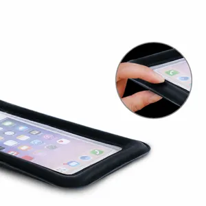 Pochette étanche pour téléphone avec triple étanchéité et coussin d'air pour extérieur.