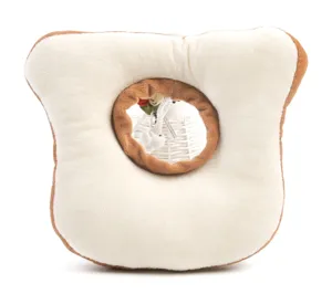 Cute toast shape pet Elizabethan collar soft plush cat anti licking cone for pets recovery