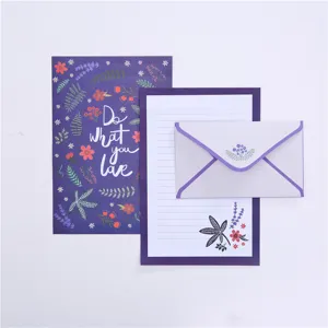 Korean stationery cute floral letter paper envelope set aesthetic writing paper notes