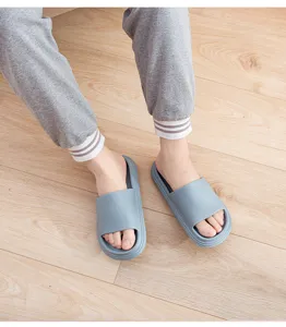 Bequeme dicke Sohle Badeschuhe für Sommer, rutschfeste Hausschuhe für Damen und Herren.