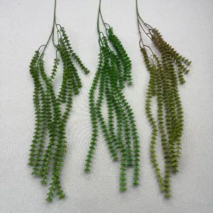 Artificial Fox Tail Plant Vine Hanging Greenery Fake Foliage For Indoor Wall Decor Wedding Party Garden Home Decoration