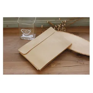 Simple retro kraft paper envelopes for greeting cards and notes. Plain vintage design for use.