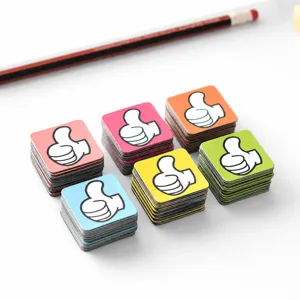 Colorful Thumb Magnetic Stickers Classroom Incentive Rewards Refrigerator Magnets For Teaching Office School Supplies