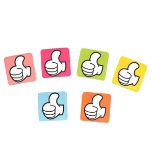 Colorful thumb magnet set for classroom whiteboard and fridge decoration teaching supplies