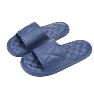 Comfortable thick-soled non-slip house slippers for men and women, summer soft massage slides.