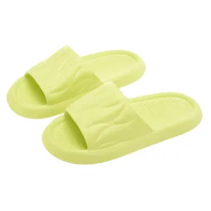 Comfortable lightweight thick-soled house slippers for men and women, summer indoor wear.