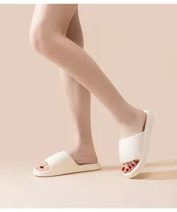 Comfortable EVA foam house slippers for men and women, lightweight soft slip-on sliders.
