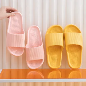 Comfortable non-slip home slippers for couples, perfect for indoor bathroom and daily casual wear.