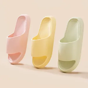 Comfortable EVA home slippers lightweight soft thick sole couple casual sandals indoor footwear
