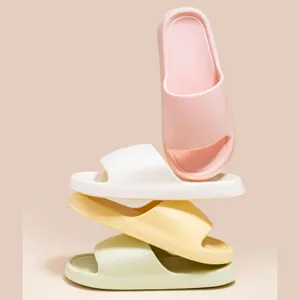 Comfortable EVA home slippers for men and women, lightweight waterproof casual slide sandals.