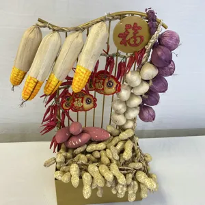 Künstliche Gemüse Ernte Hänge Dekoration Set für Bauernhof und Restaurant Dekoration.