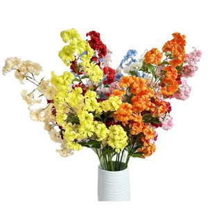 Artificial pearl flower bouquet home decor fake flower photography background props main image