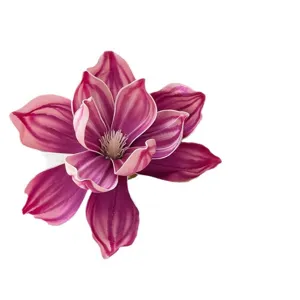 Künstliche Magnolie Blume Heimdekoration florale Arrangement elegante Wanddeko 1Stk