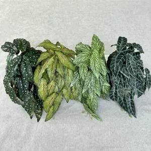 Artificial hanging plant leaves detail for indoor home decor and wedding floral design.
