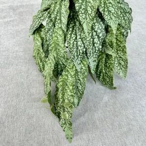 Artificial Calathea leaf wall hanging green plant for indoor home decor and floral arrangement