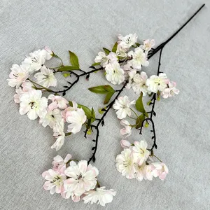 Branche de cerisier artificielle 45 têtes fleur de soie fausse pour arrangement floral bricolage