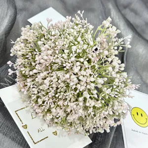 Artificial Gypsophila bouquet 12 forks fake flowers wedding home decoration photography props