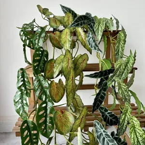 Artificial green plant vine 1.2m fake leaves creeper for wall and ceiling decor