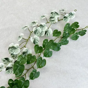 Artificial green plant vine hanging leaves for home wall and ceiling decoration 1.2m