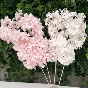 Kunstmatige kersenbloesem takken neppe bloemen voor huwelijk feest thuisdecoratie set