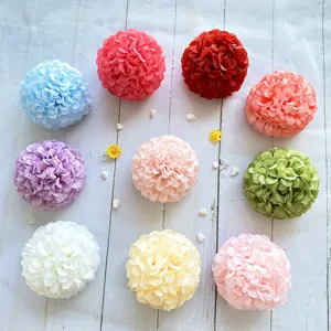 Artificial hibiscus flower heads colorful silk flowers for wedding party home table decor.