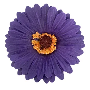 Bella fiore di margherita viola artificiale per decorazione tavola ghirlanda parete casa.