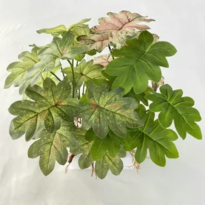 Artificial plant branch 7 heads fake leaves home decor Nordic style living room ornament