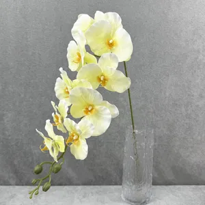 Kunstige Orchidee Phalaenopsis 9 Hoofden Zijden Bloem Huis Woonkamer Decor Bruiloft
