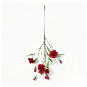 Artificial carnation multi-head fake flowers for home decor wedding table arrangement