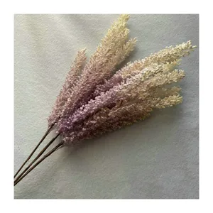 Faux bouquet de pampas herbe épis de blé artificiels pour déco de maison mariage photo
