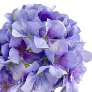 Artificial purple hydrangea flower head for wedding home decor and stunning floral arrangements 1pc