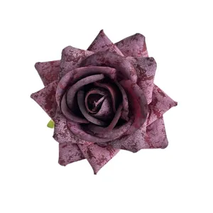 Artificial fabric rose brooch corsage for wedding party dress apparel floral accessory decoration