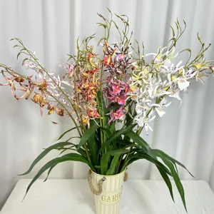 Artificial orchid spider orchid flower arrangement for home decor wedding hotel decoration