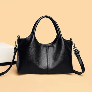 Borsa a mano da donna in pelle grande capacità borsa a tracolla elegante casual new
