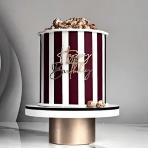 Decorazione per torta Happy Birthday in acrilico per esposizione dessert di festa