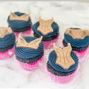 Ensemble de toppers de cupcakes de lingerie sexy pour décoration de fête d'anniversaire