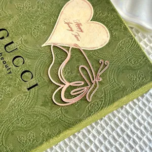 Rose gold butterfly acrylic cake topper ins style dessert decoration party supply beautiful design