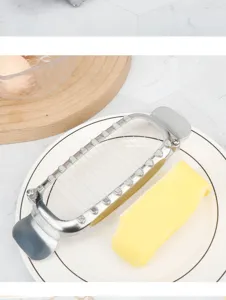 Stainless steel wire cheese slicer butter cutter kitchen tool for home cooking and baking.