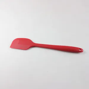 Red silicone spatula baking tool cake cream scraper for kitchen cooking utensils useful gadget