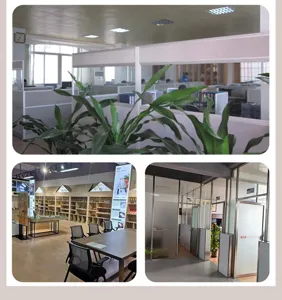 Factory office and showroom environment display image, showcasing manufacturing strength and quality.