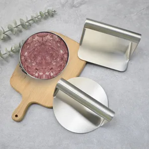 Stainless steel burger press meat patty press tool kitchen gadget for making burgers patties